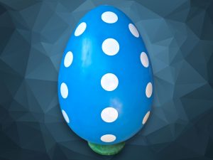 Ostereier für Einkaufscenter