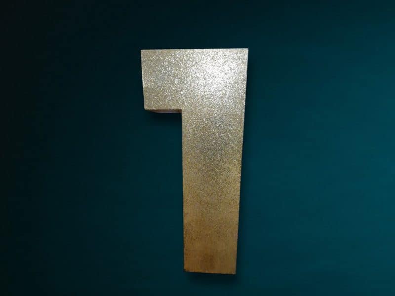 Goldene Jubiläums Zahl