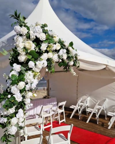 Blumenecke Traubogen mieten