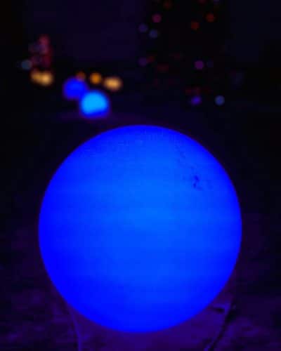 Blaue Kugel 40cm DMX Kugel RGB