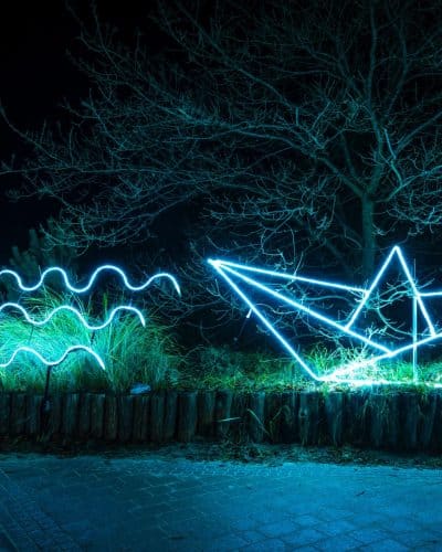 Boot_Wellen Maritime Lichtdekoration