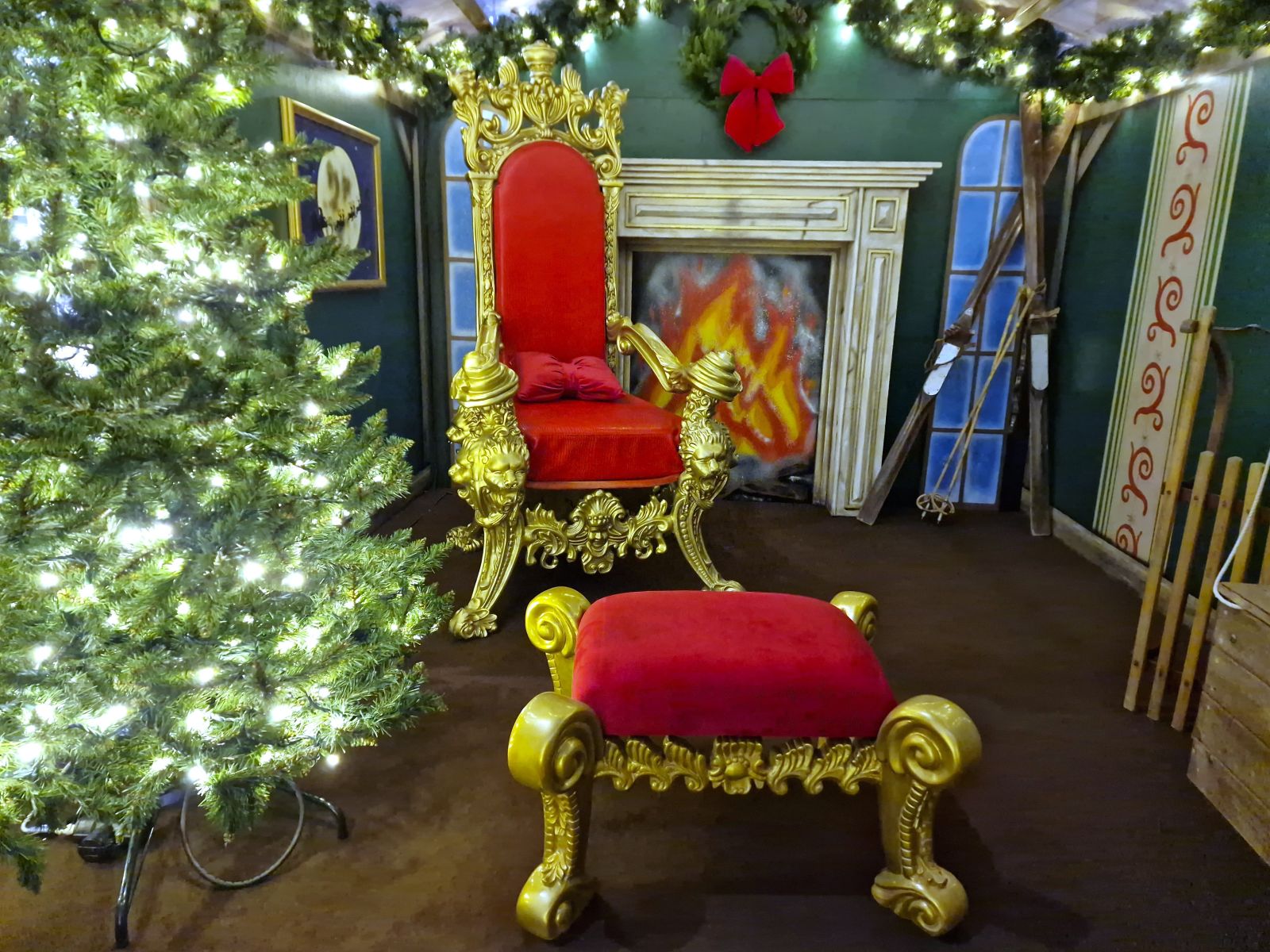 Thron Hocker Weihnachten