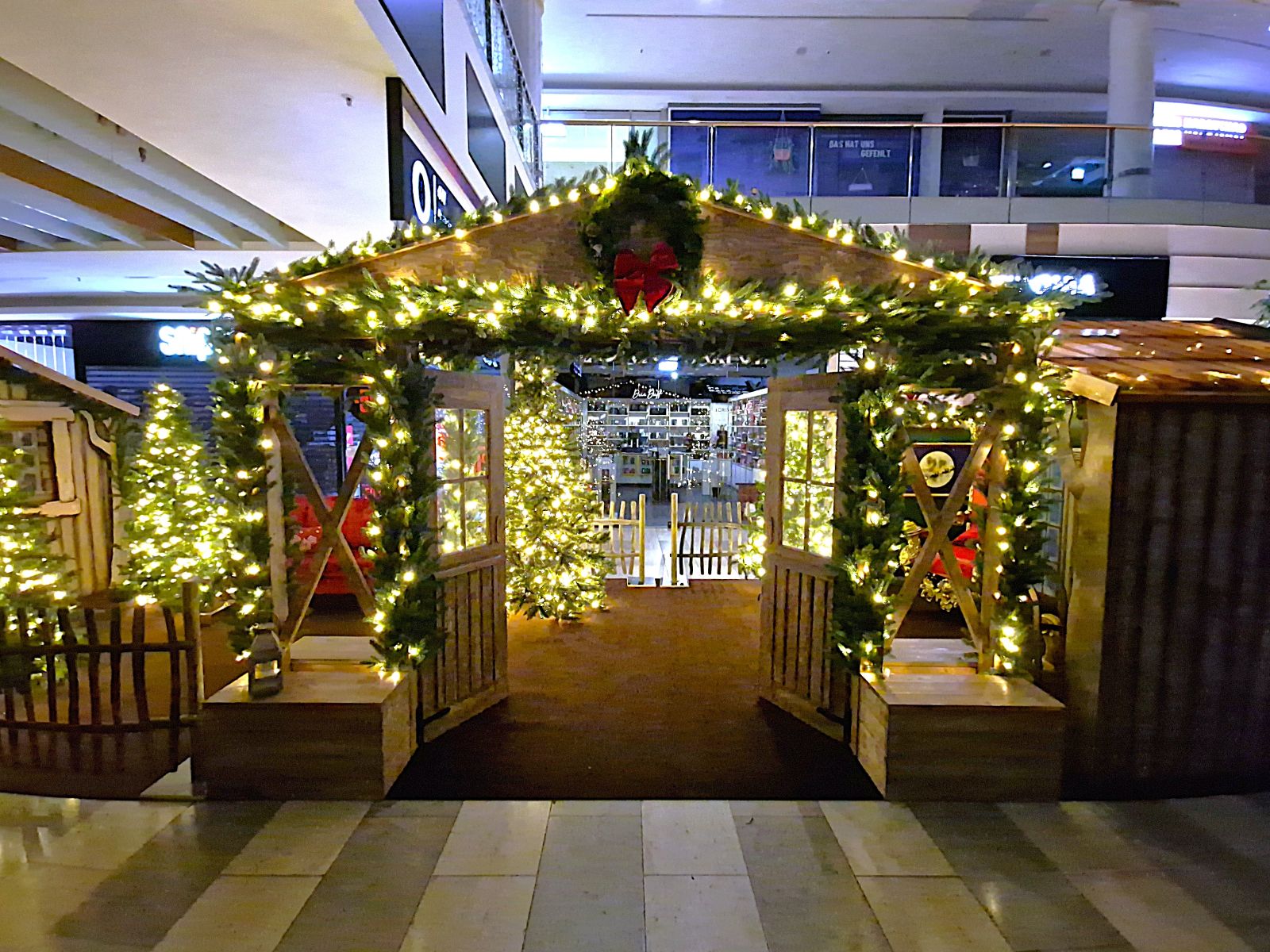 Eingangsportal Weihnachten