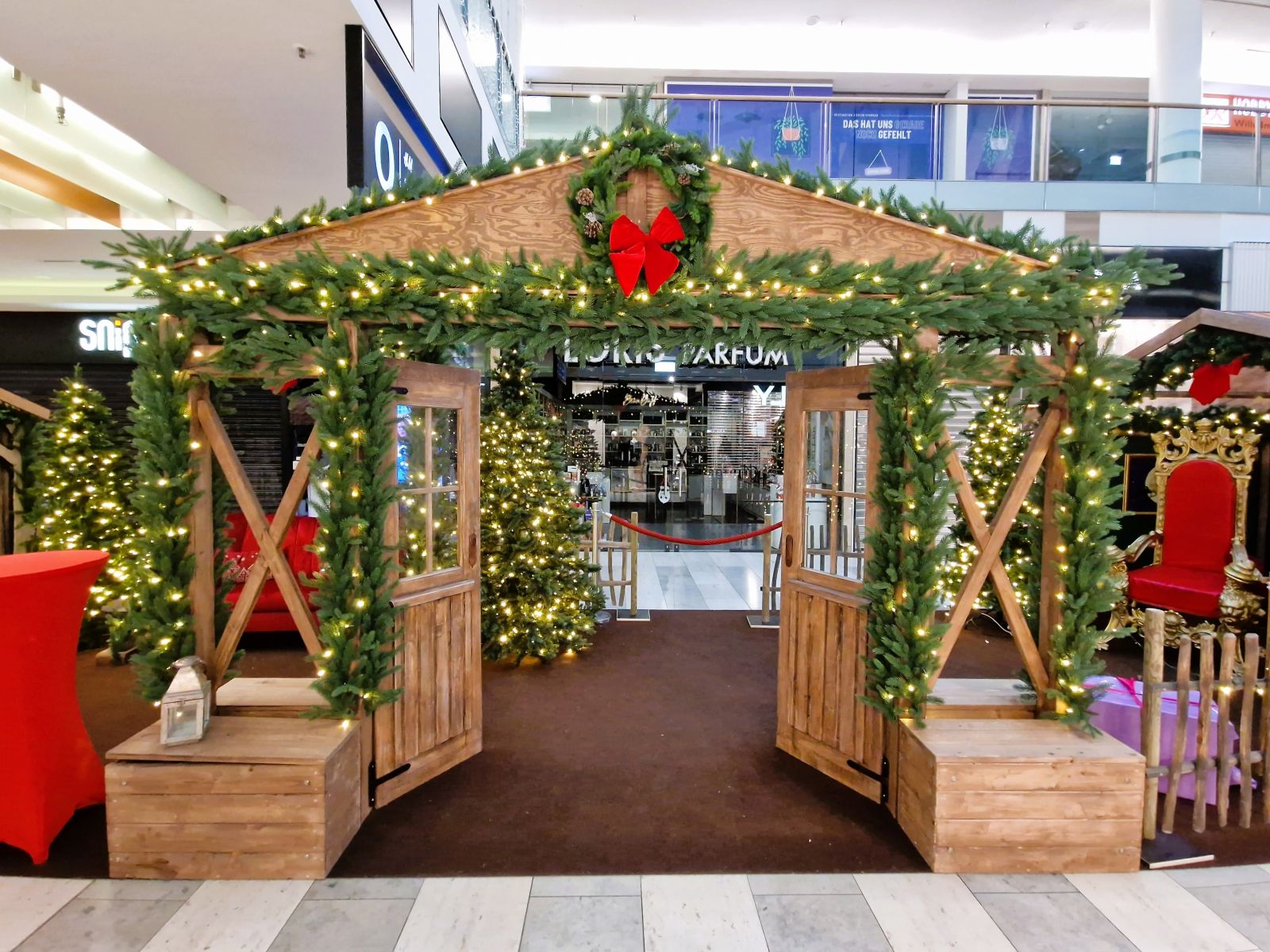 Indoor Weihnachtstor mieten