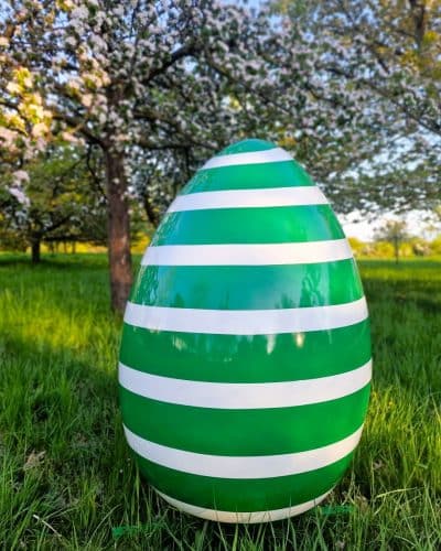Osterei grün Osterei mieten XXL