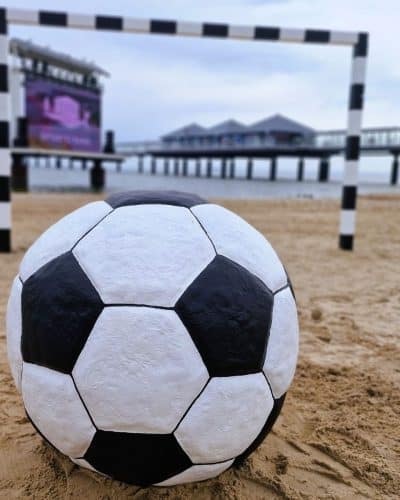 Fußball Dekoration mieten