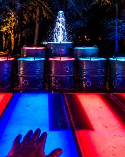 Wasserorgel Spiel für Events